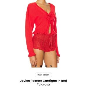 Tularosa Jovien Rosette Cardigan XS NWT